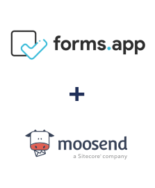 Integração de forms.app e Moosend