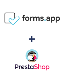 Integração de forms.app e PrestaShop