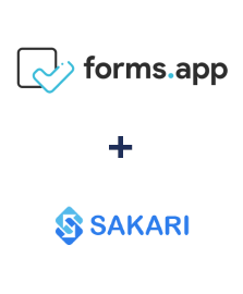 Integração de forms.app e Sakari