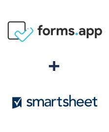 Integração de forms.app e Smartsheet