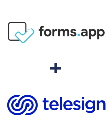 Integração de forms.app e Telesign