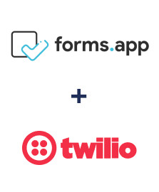Integração de forms.app e Twilio