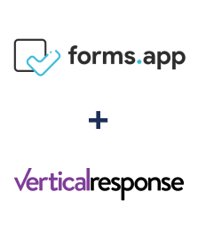 Integração de forms.app e VerticalResponse