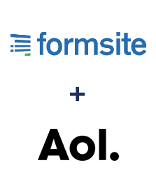 Integração de Formsite e AOL