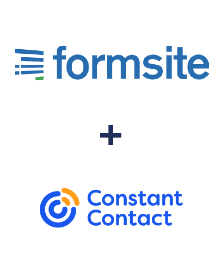 Integração de Formsite e Constant Contact