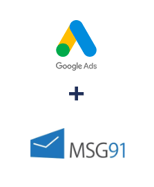 Integração de Google Ads e MSG91