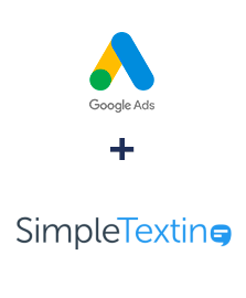 Integração de Google Ads e SimpleTexting