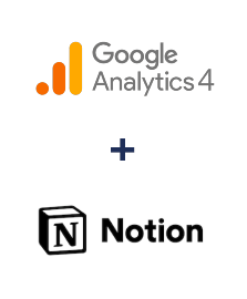 Integração de Google Analytics 4 e Notion