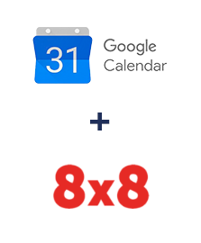 Integração de Google Calendar e 8x8