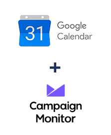 Integração de Google Calendar e Campaign Monitor