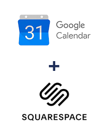 Integração de Google Calendar e Squarespace