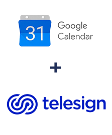 Integração de Google Calendar e Telesign