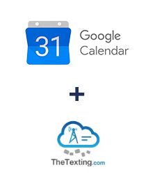 Integração de Google Calendar e TheTexting