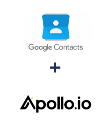 Integração de Google Contacts e Apollo.io