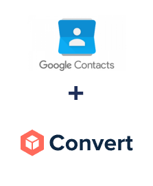 Integração de Google Contacts e ConvesioConvert