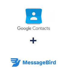 Integração de Google Contacts e MessageBird