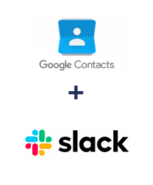 Integração de Google Contacts e Slack