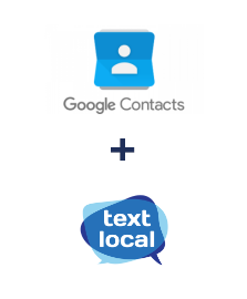 Integração de Google Contacts e Textlocal