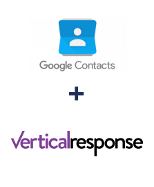 Integração de Google Contacts e VerticalResponse