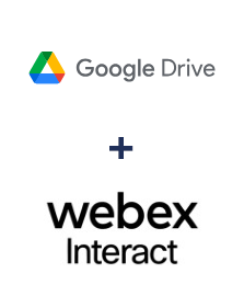 Integração de Google Drive e Webex Interact