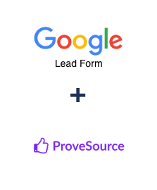 Integração de Google Lead Form e ProveSource