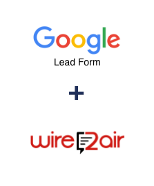 Integração de Google Lead Form e Wire2Air
