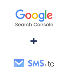 Integração de Google Search Console e SMS.to