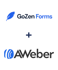 Integração de GoZen Forms e AWeber