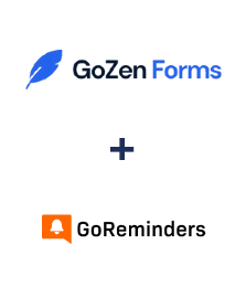 Integração de GoZen Forms e GoReminders