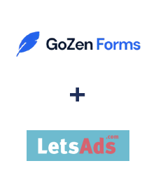Integração de GoZen Forms e LetsAds