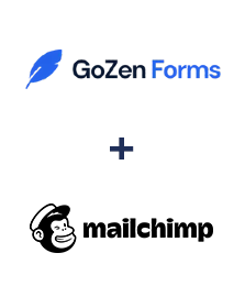 Integração de GoZen Forms e MailChimp