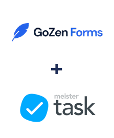Integração de GoZen Forms e MeisterTask