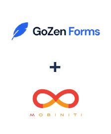 Integração de GoZen Forms e Mobiniti