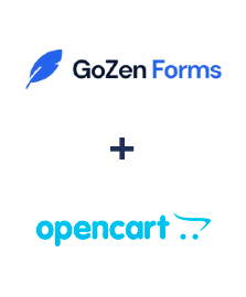 Integração de GoZen Forms e Opencart