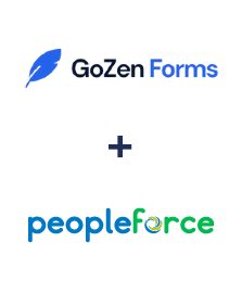 Integração de GoZen Forms e PeopleForce