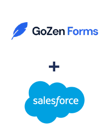 Integração de GoZen Forms e Salesforce CRM