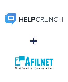 Integração de HelpCrunch e Afilnet