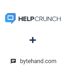 Integração de HelpCrunch e BYTEHAND Integração de HelpCrunch e BYTEHAND