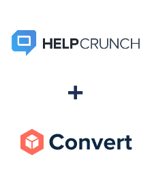 Integração de HelpCrunch e ConvesioConvert