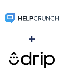 Integração de HelpCrunch e Drip