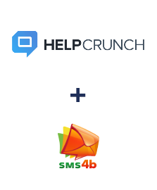 Integração de HelpCrunch e SMS4B Integração de HelpCrunch e SMS4B