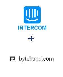 Integração de Intercom e BYTEHAND Integração de Intercom e BYTEHAND