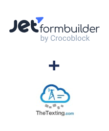 Integração de JetFormBuilder e TheTexting