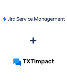 Integração de Jira Service Management e TXTImpact