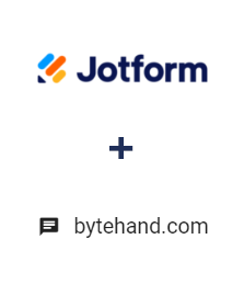 Integração de Jotform e BYTEHAND Integração de Jotform e BYTEHAND