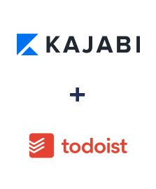 Integração de Kajabi e Todoist