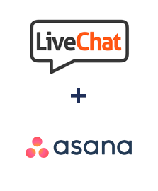 Integração de LiveChat e Asana