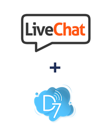 Integração de LiveChat e D7 SMS