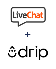 Integração de LiveChat e Drip