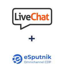 Integração de LiveChat e eSputnik